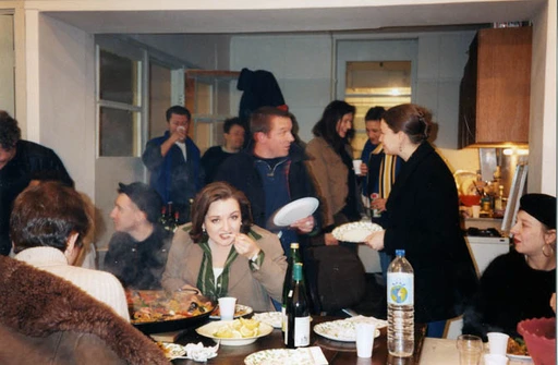 dinner at Cubitt Gallery